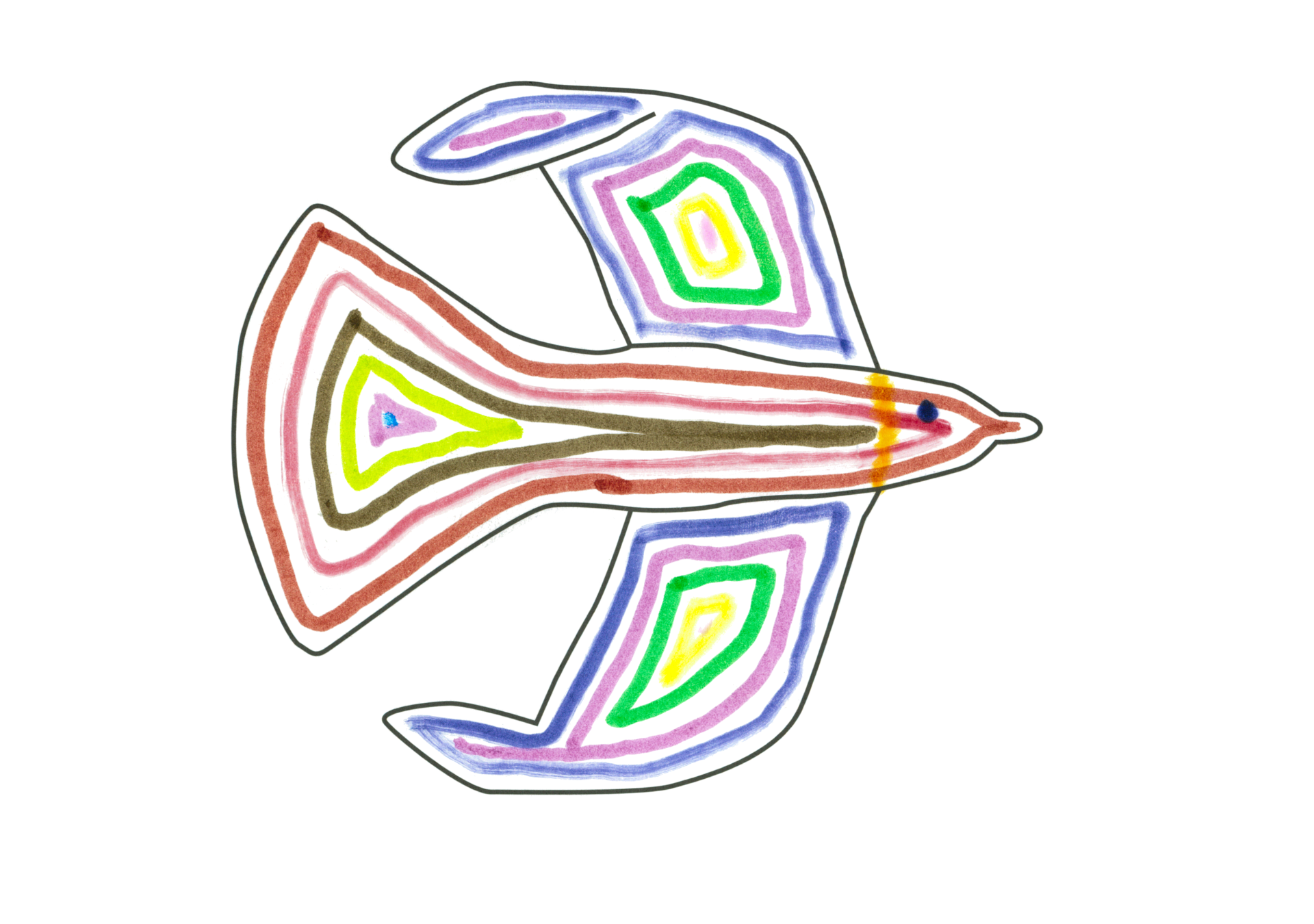 自由飛翔的天氣鳥