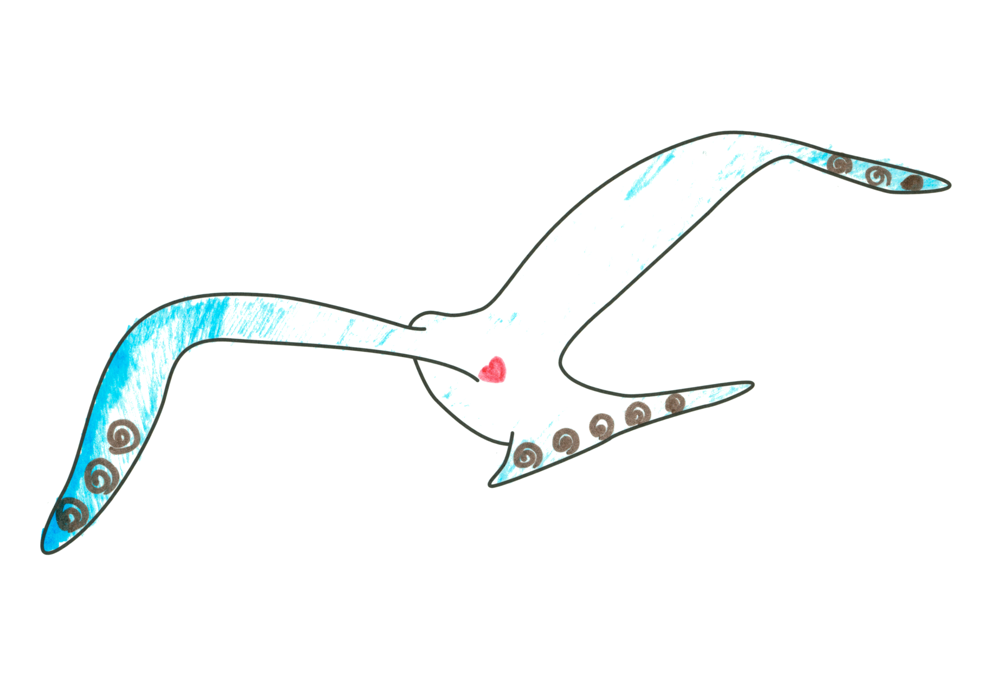 自由飛翔的天氣鳥
