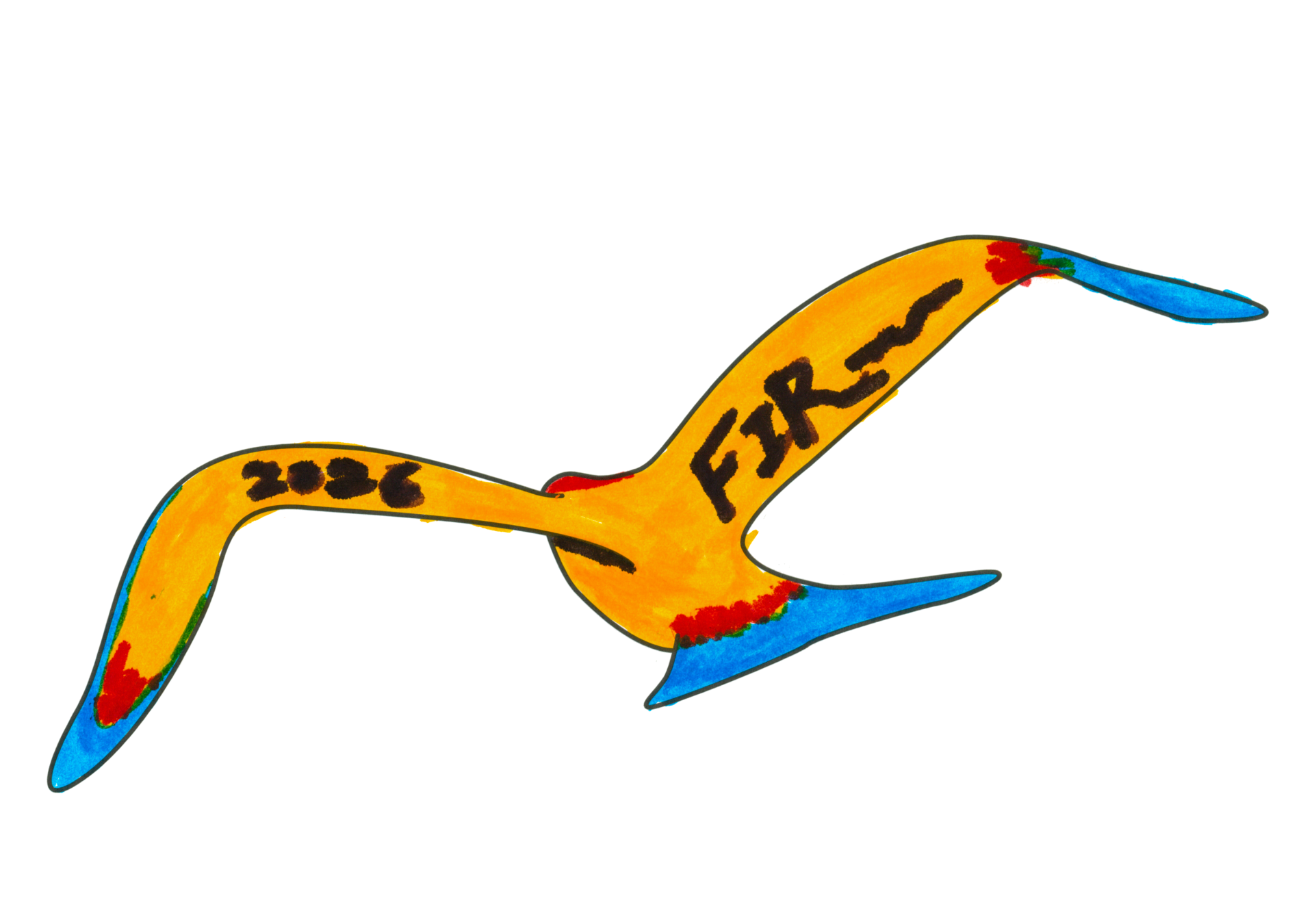 自由飛翔的天氣鳥