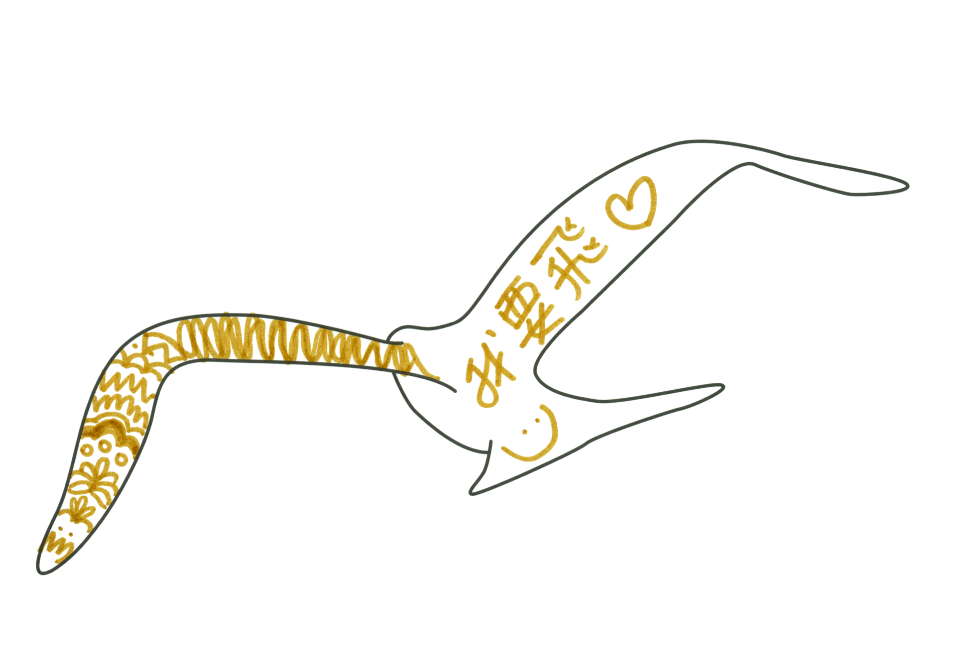 自由飛翔的天氣鳥