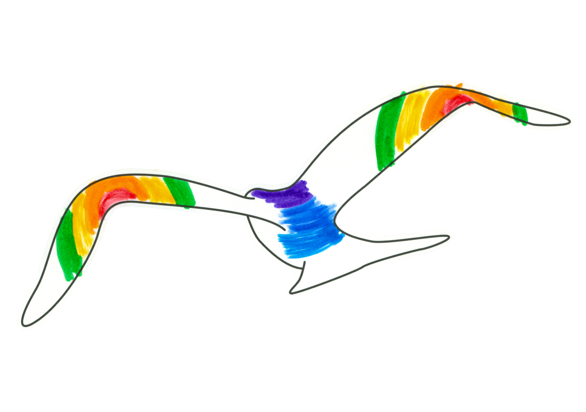 自由飛翔的天氣鳥