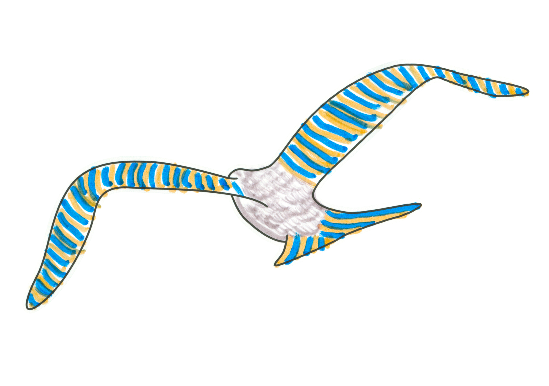 自由飛翔的天氣鳥