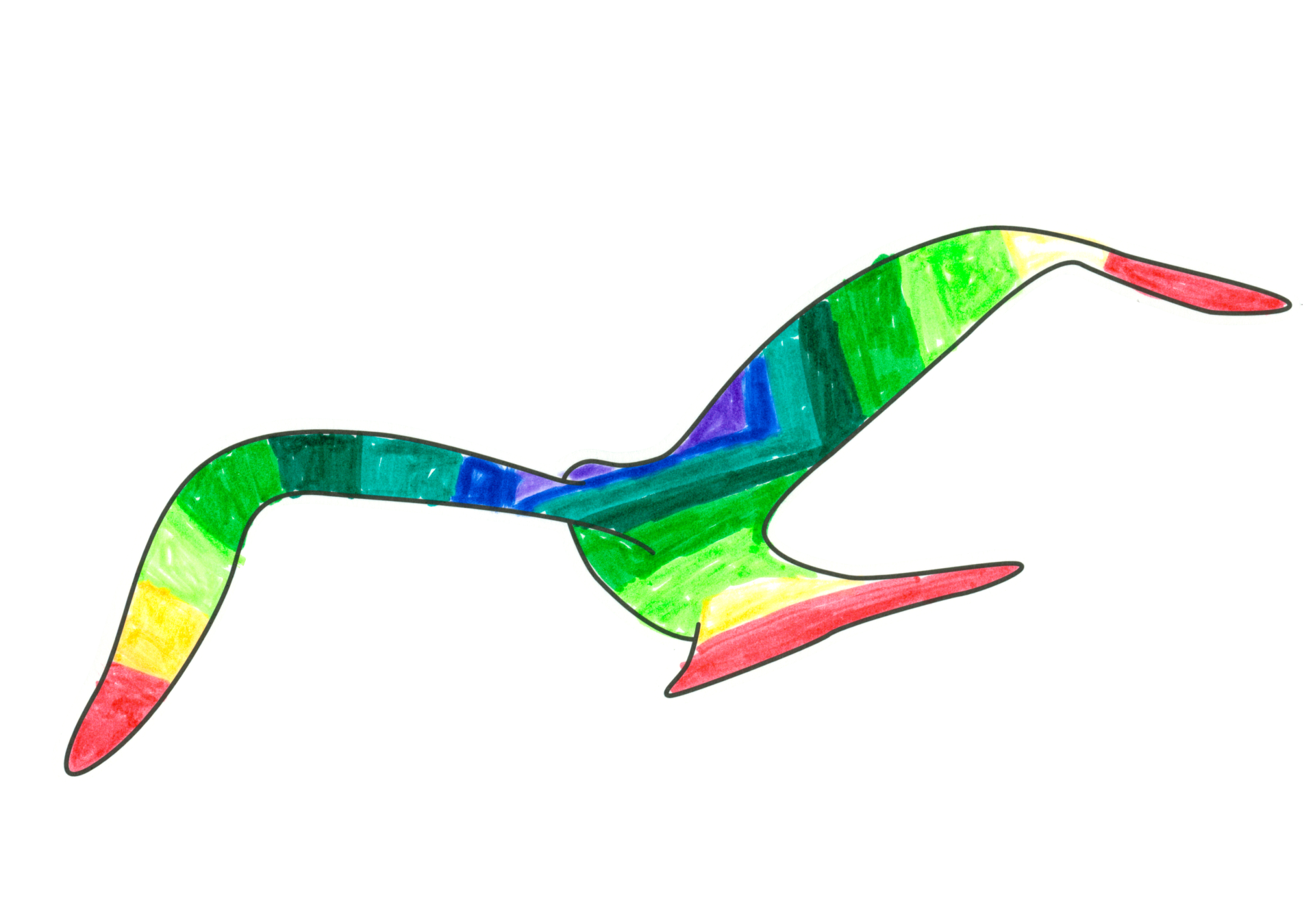 自由飛翔的天氣鳥