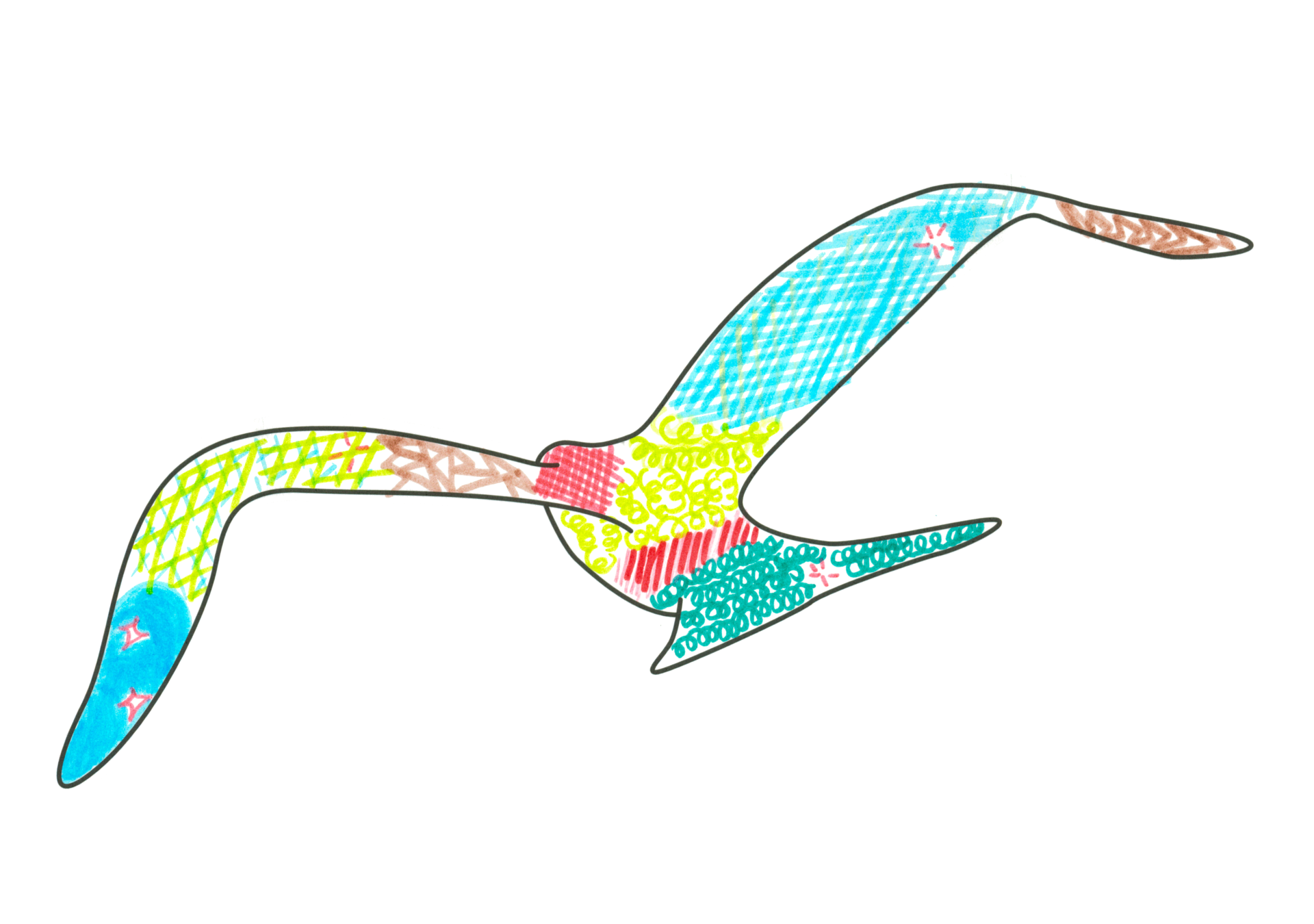 自由飛翔的天氣鳥