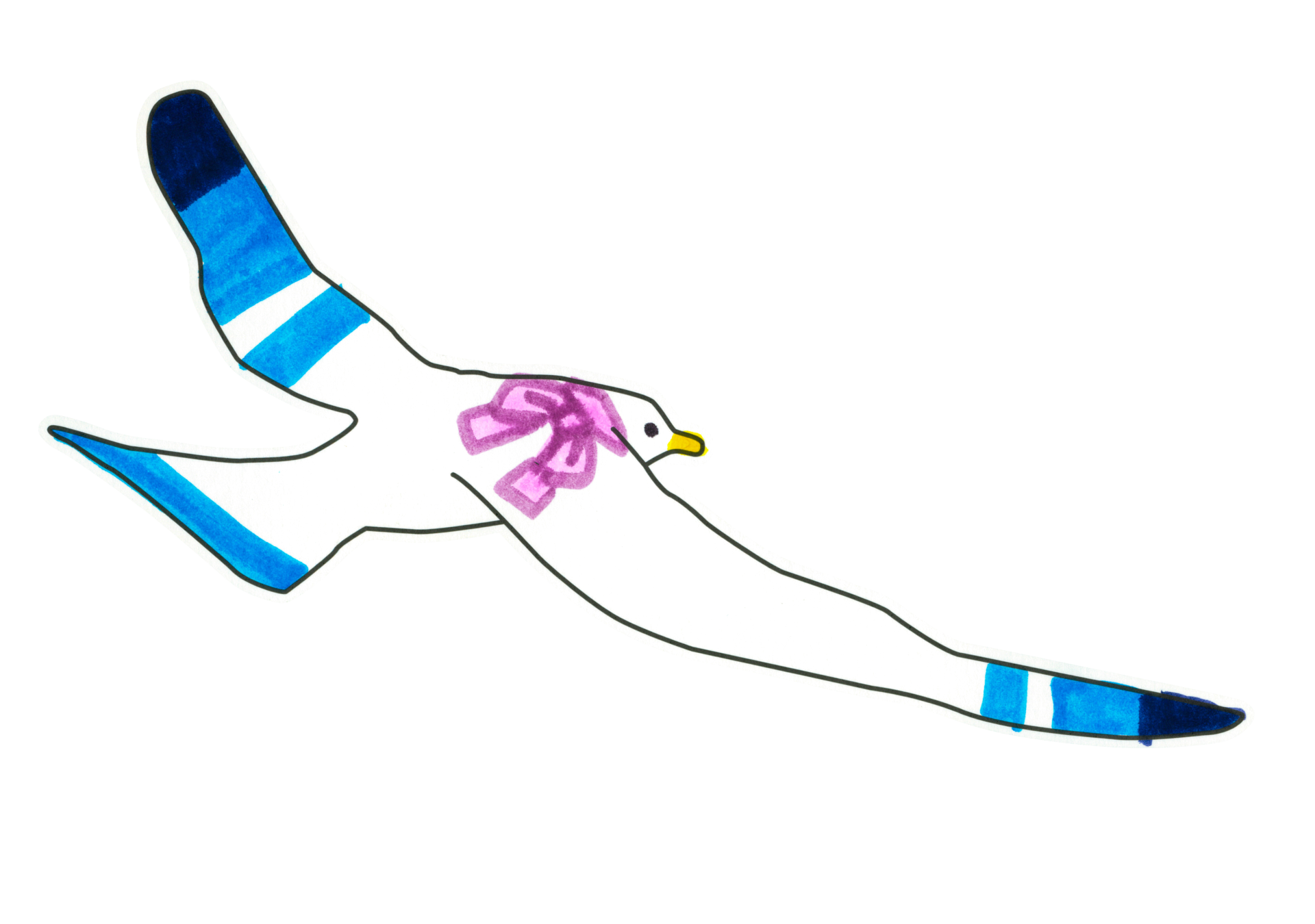 自由飛翔的天氣鳥