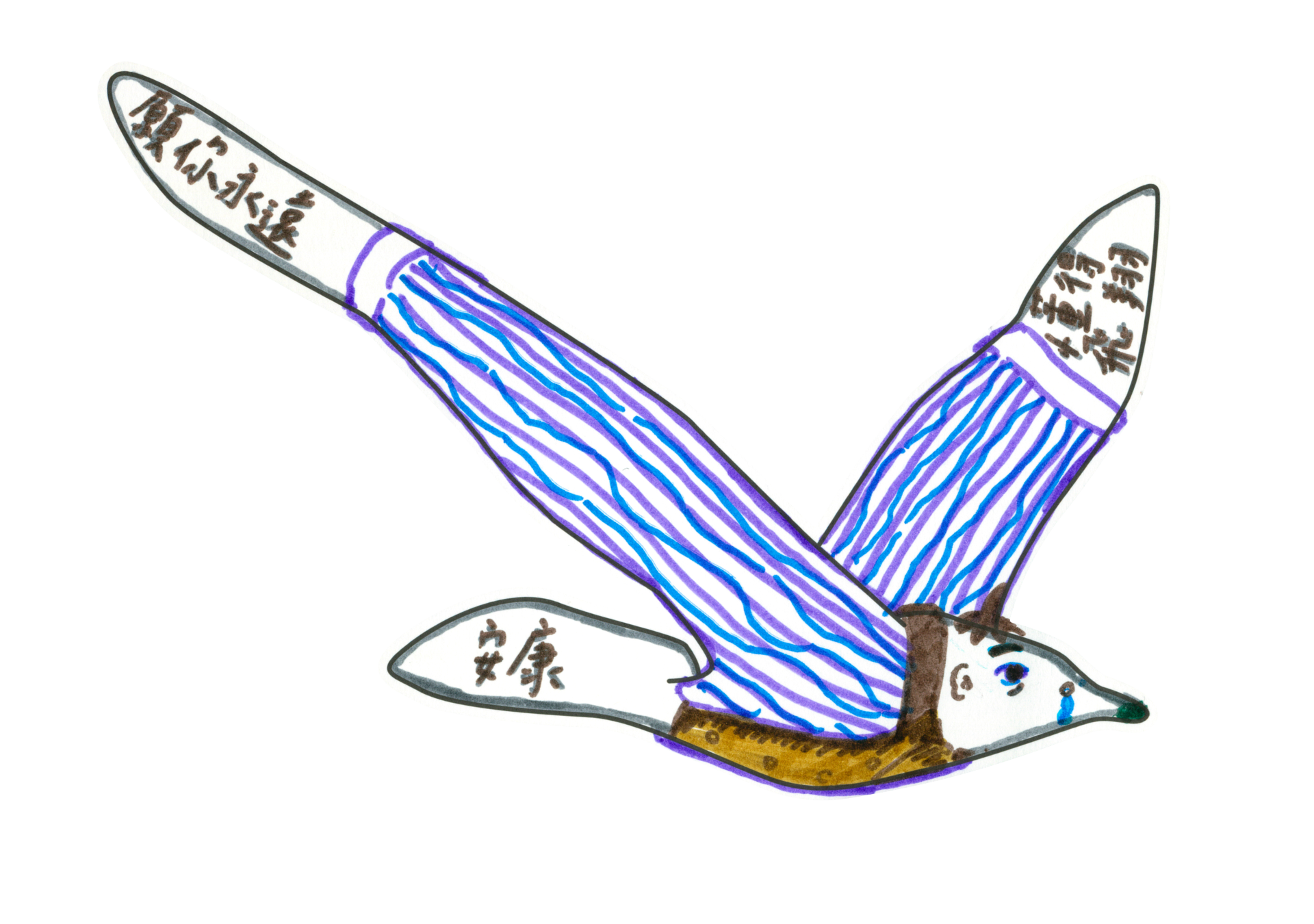 自由飛翔的天氣鳥