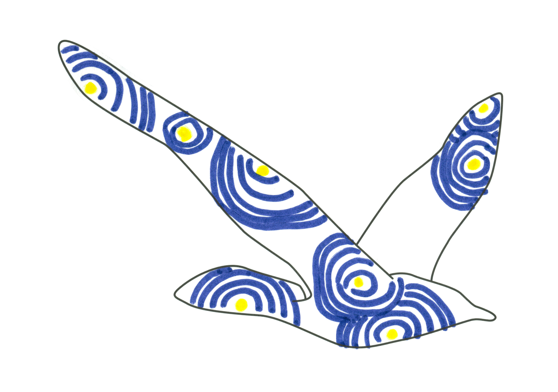 自由飛翔的天氣鳥