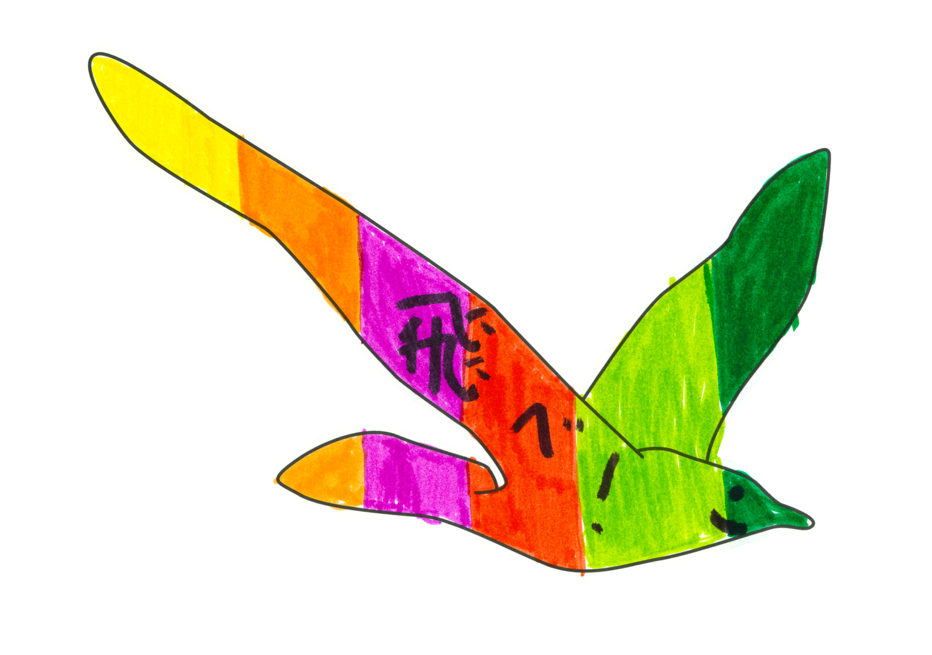 自由飛翔的天氣鳥