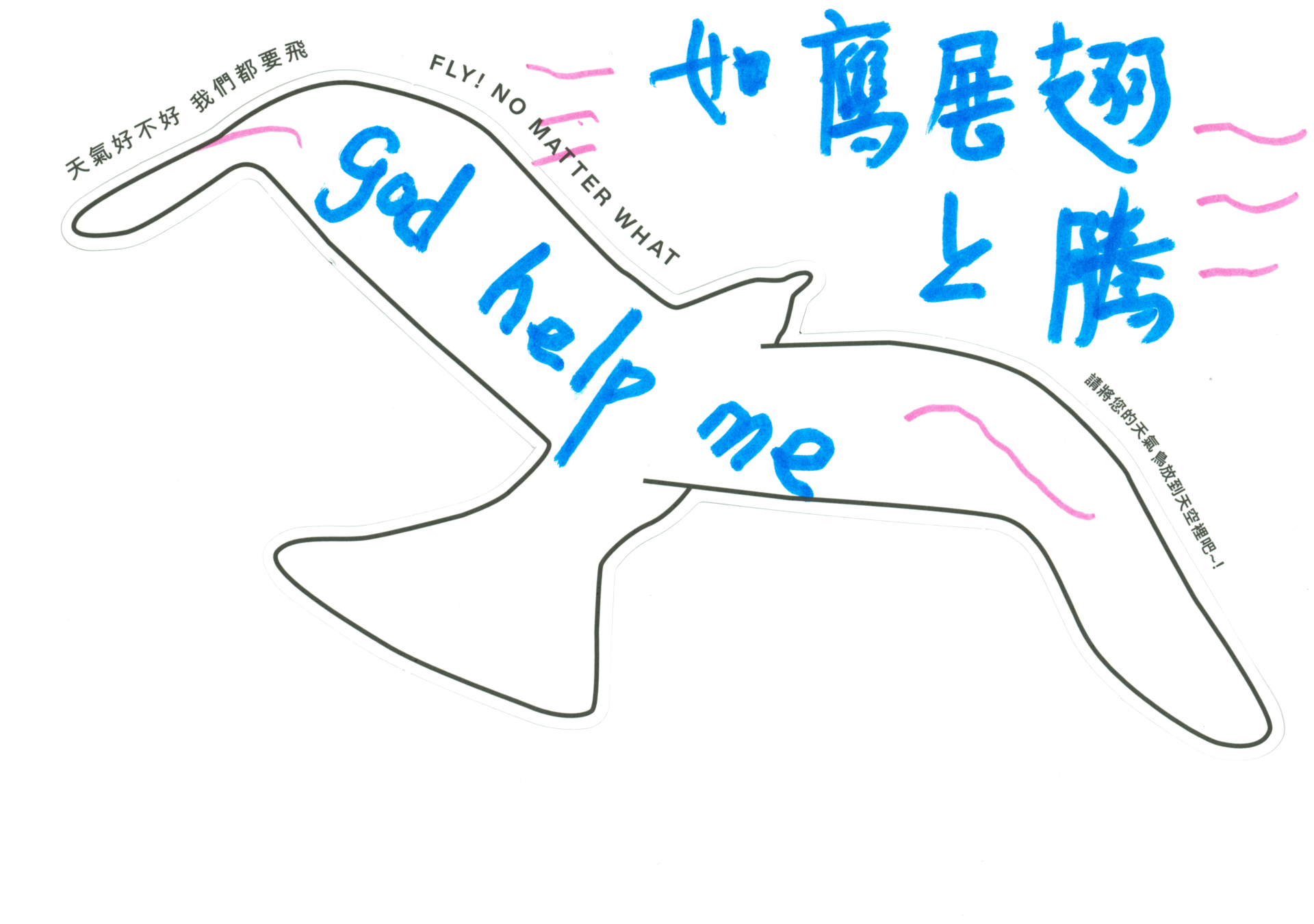 自由飛翔的天氣鳥